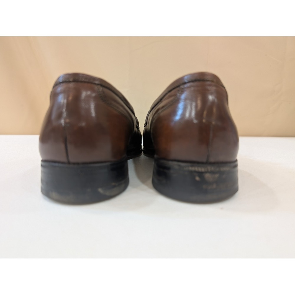 Florsheim Men's Brown Leather‎ Tassel Loafers Size 8.5 D Slip-On Dress Shoes - Picture 4 of 9